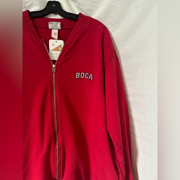 Vintage red Boca zip up - Picture 1 of 7